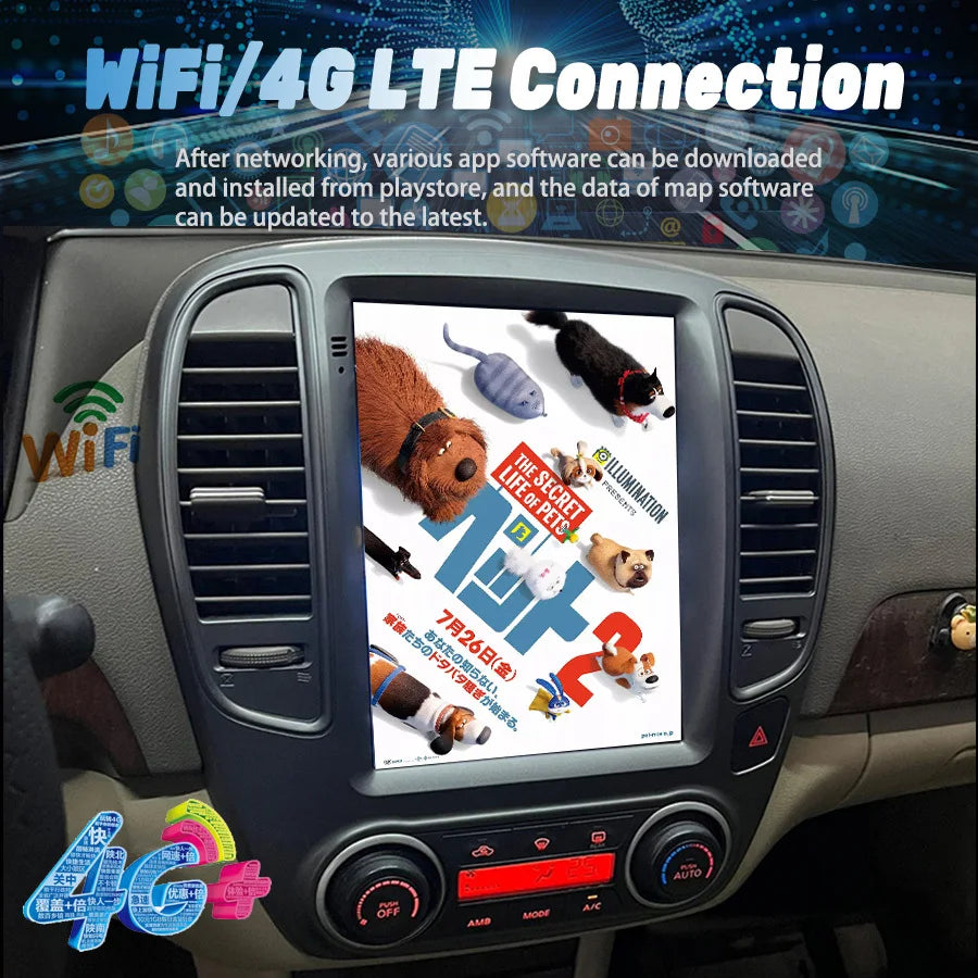9.7inch Screen For Nissan Bluebird Sylphy G11 2005-2026 Navigation Carplay Android 15 Car