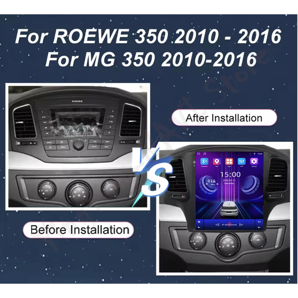 9.7 inch Car Video for Roewe 350 2010-2016 Radio Player Wireless Carplay DSP Stereo Touch