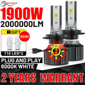 H1 H3 H4 H7 Led Headlights car Plug and Play High Power CANBUS H11 H8 H9 HB3 HB4 9005 9006