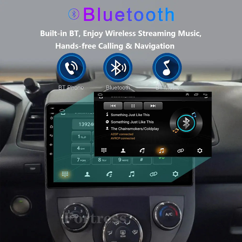 Android 16 Auto Car Radio For Kia Soul 1 AM 2008 -2013 GPS Navigation Stereo Multimedia Vi