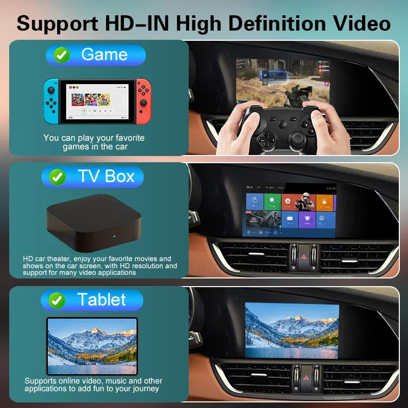 Newest Wireless Carplay for Alfa Romeo Stelvio & Giulia 2014-2019 Models Android Auto Mirr