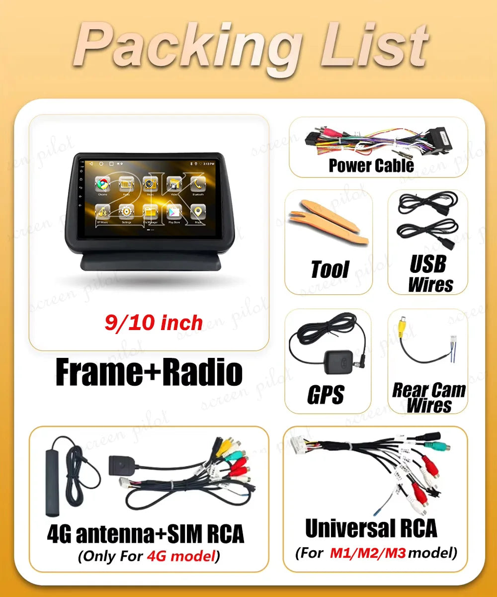 Android 16 7" 9" For Nissan Note 2004 2005 2006 2007 2008 2009 - 2012 GPS Carplay Car Ster | AUTOKITSHOP
