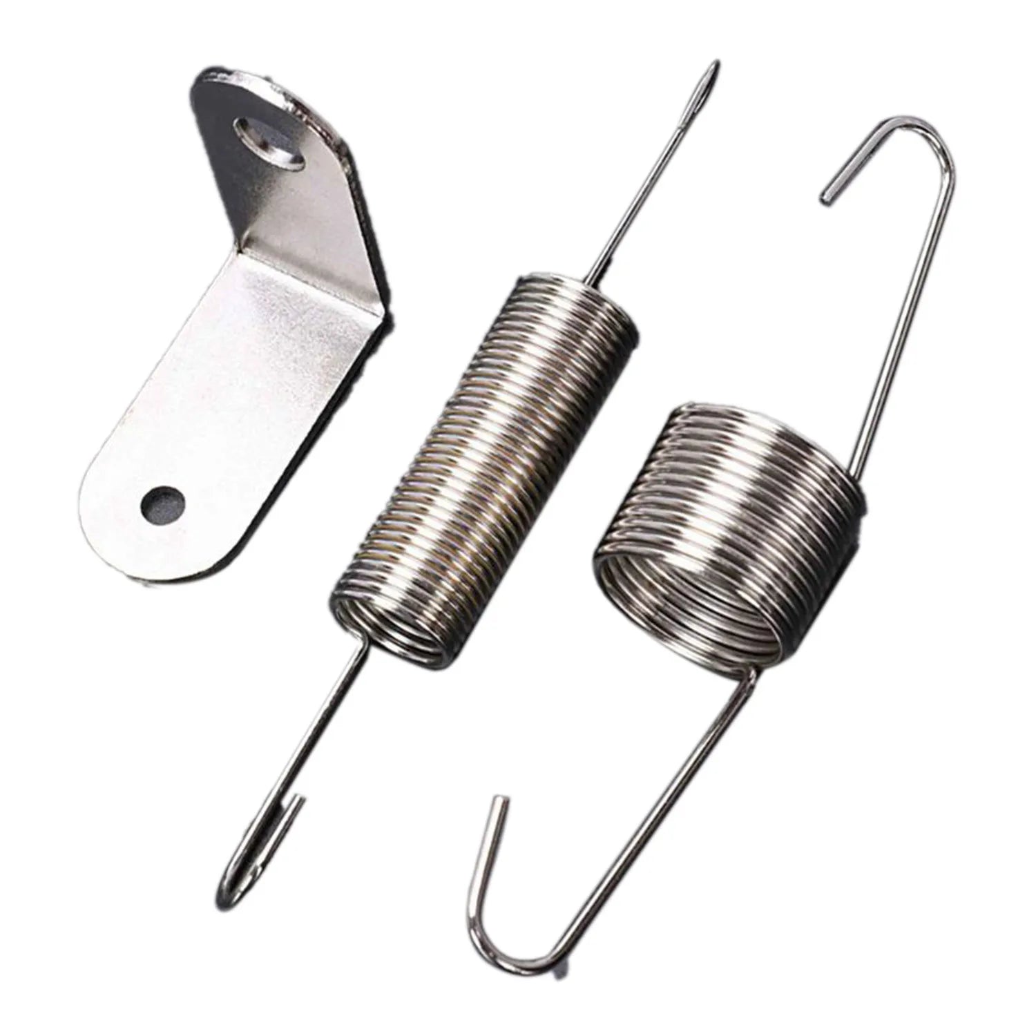 1set Chrome Throttle Return Spring Bracket Double Spring For 302 SBC BBC Chevy 302 350 For