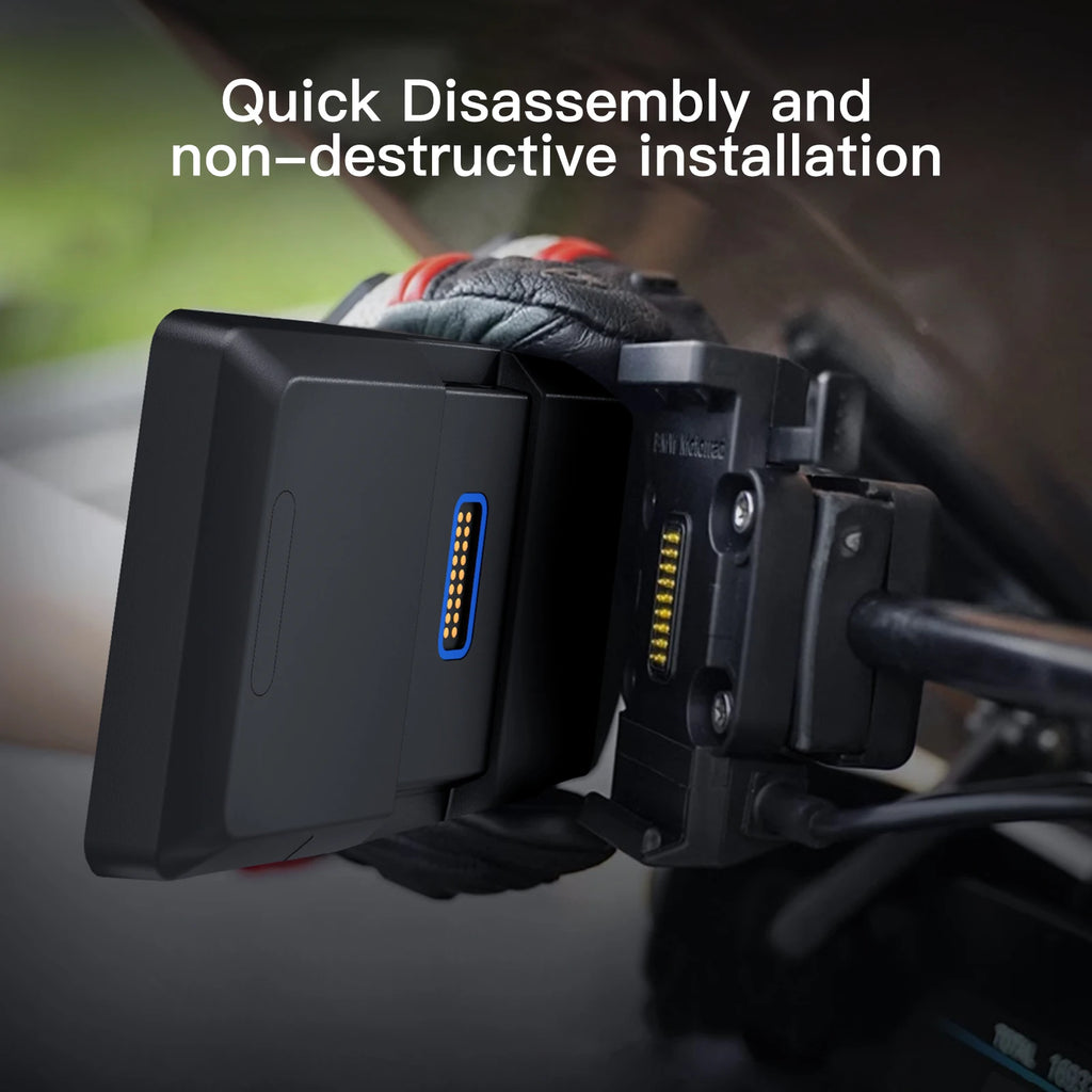 6inch DB601 Portable Motorcycle Navigation Wireless CarPlay Android Auto For BMW F750GS XR
