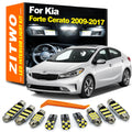 ZITWO 9Pcs Car LED Bulb Interior Reading Light Trunk Lamp Kit For Kia Forte Cerato 2009 2010 201 - Canbus LED Car Light