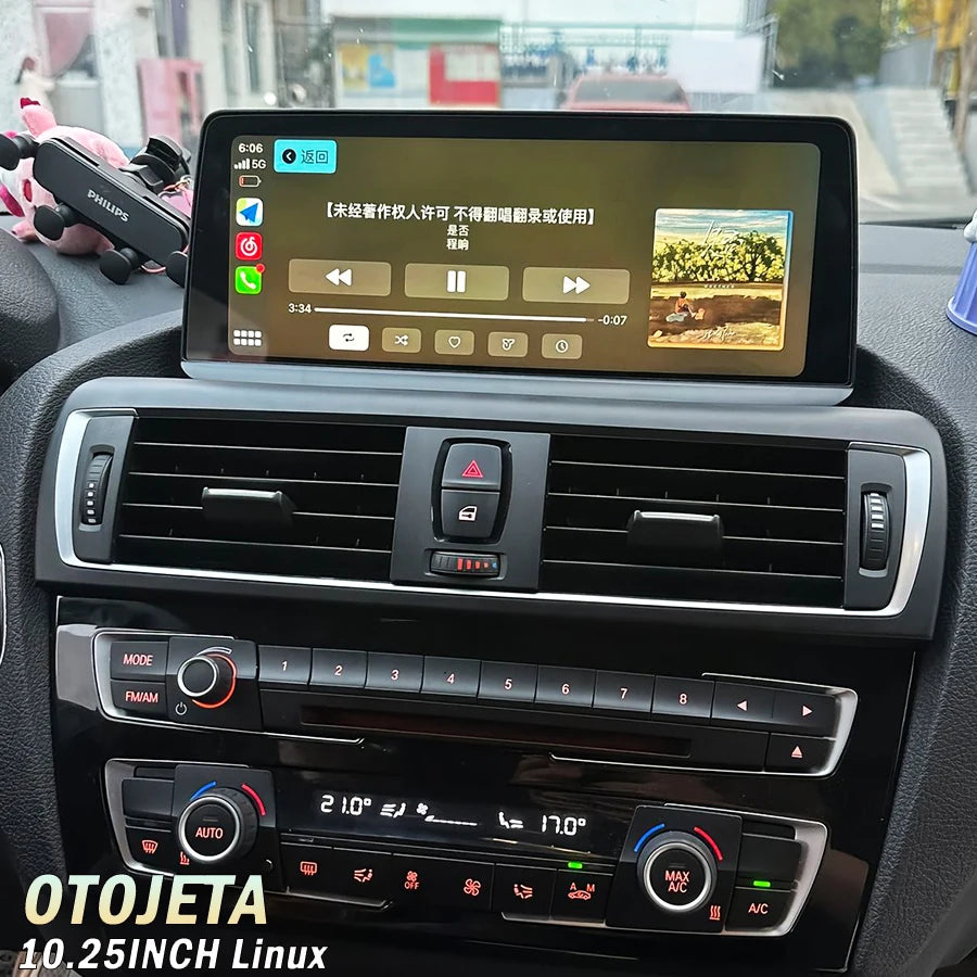 10.25inch Carplay Android Auto Screen For BMW 1 Series E81 E82 E87 E88 2006-2011 Car Radio
