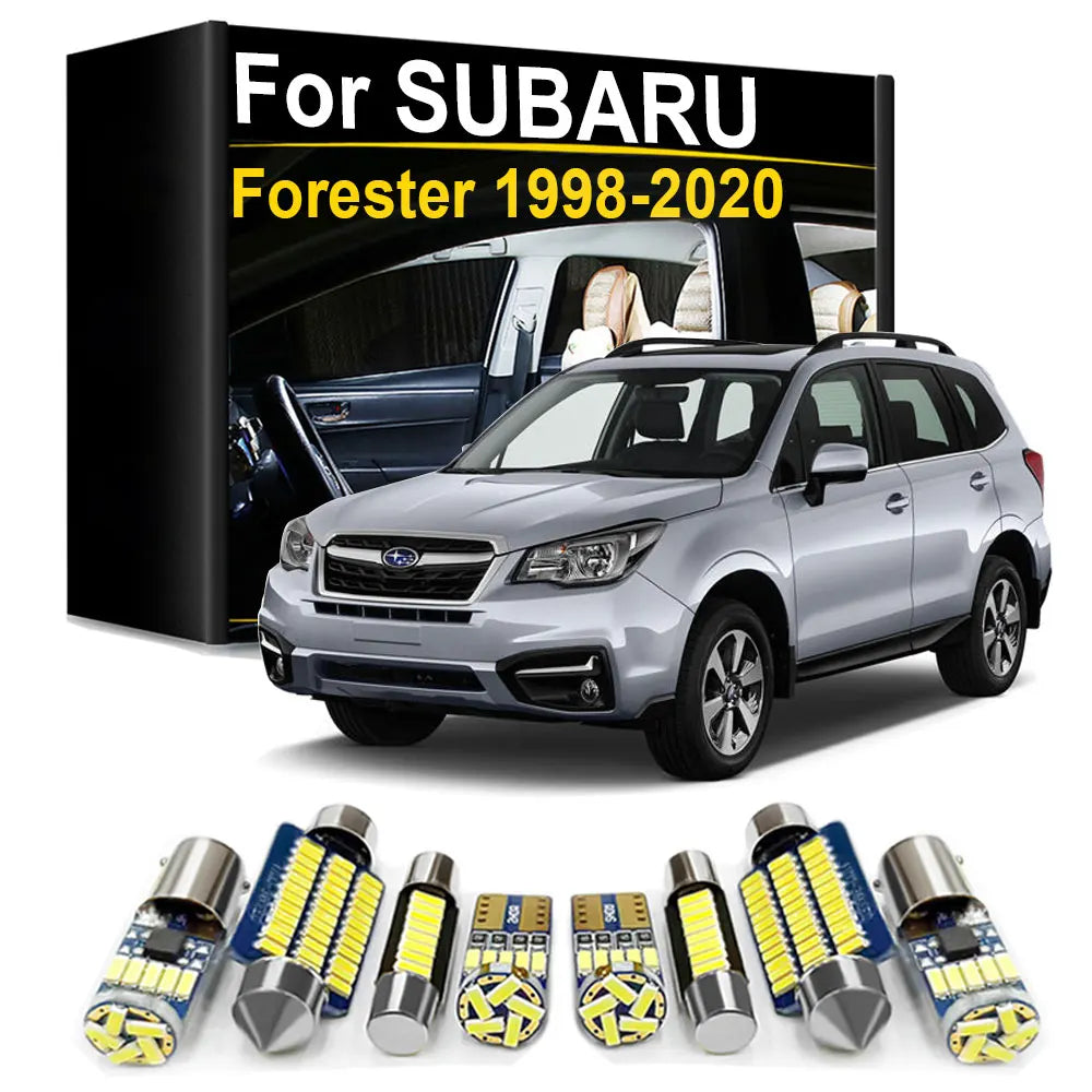 LED Interior Light Kit for Subaru Forester SJ SH SG SF 1998- 2008 - Canbus Dome Map Door Trunk Bulbs | AUTOKITSHOP