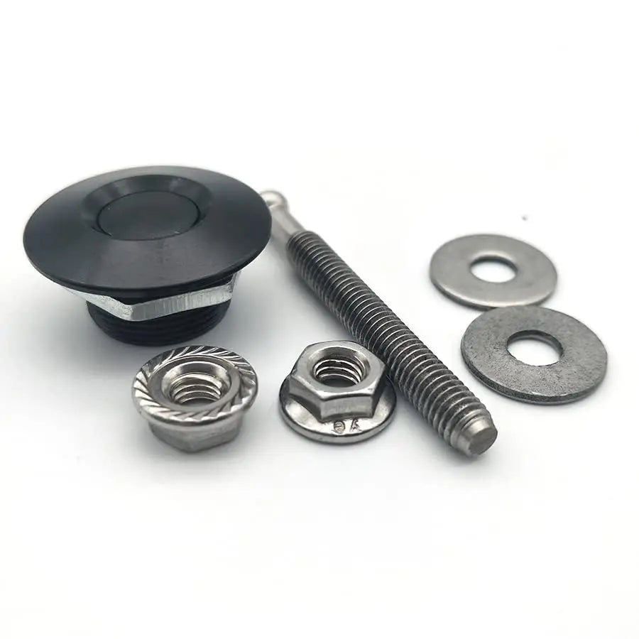 4x Car Push Button Quick Release Hood Bonnet Pin Lock Clip Bumper Latch Kit 30mm
