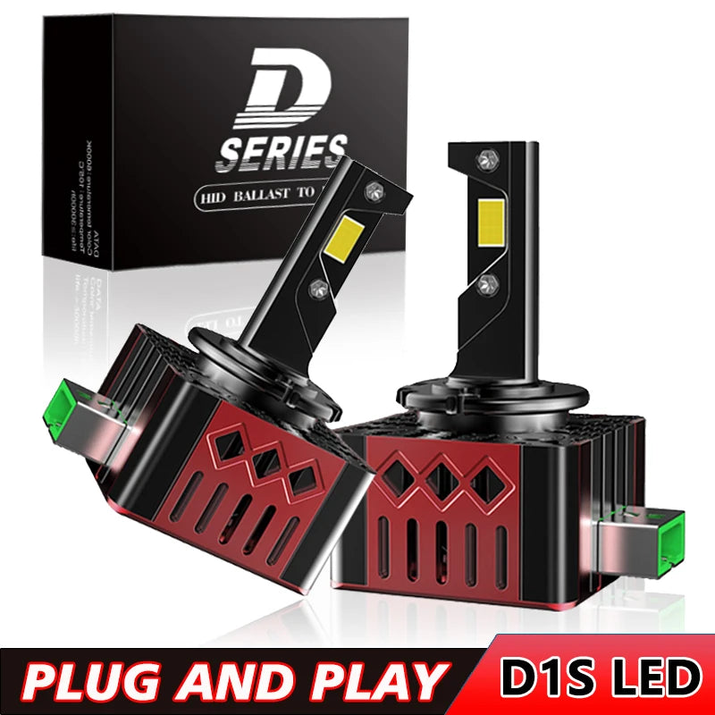 D SERUES D3S Car LED Headlight Bulbs White Auto Lamp 160W D1S D1R D3R Canbus Error Free 12