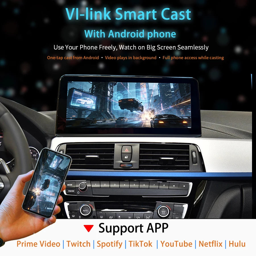 For BMW X5 f15 X6 F16 X3 X1 2014-2017 Android Auto Screen Carplay 10.25inch Car Video Vi L | AUTOKITSHOP