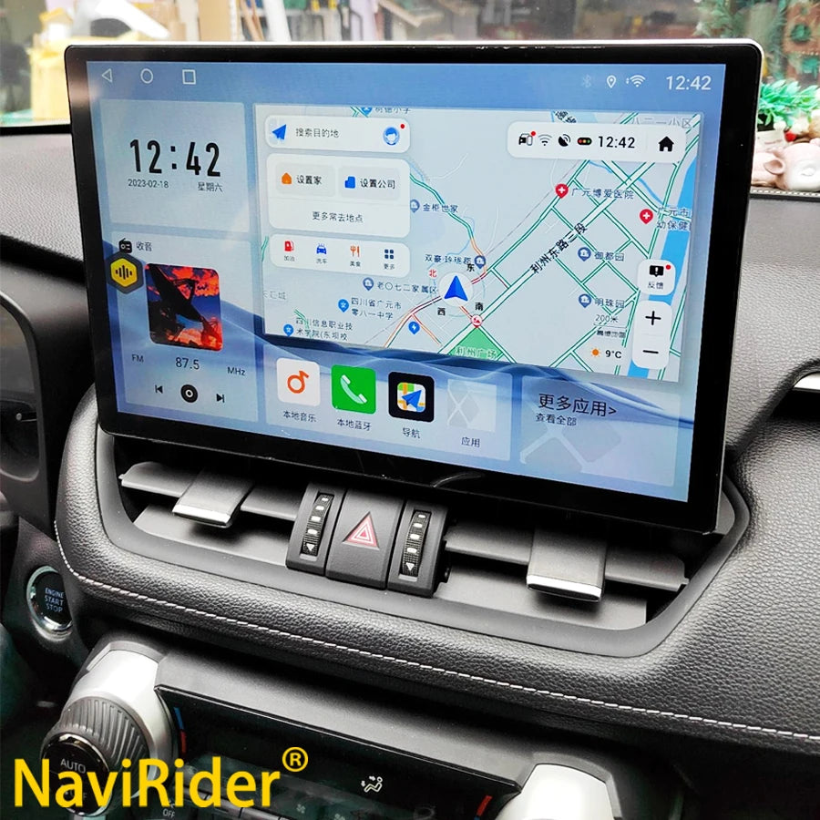 Android Screen AC Panel For Toyota RAV4 5 XA50 2018 2019 2020 2021 2022 2023 Car Radio Mul
