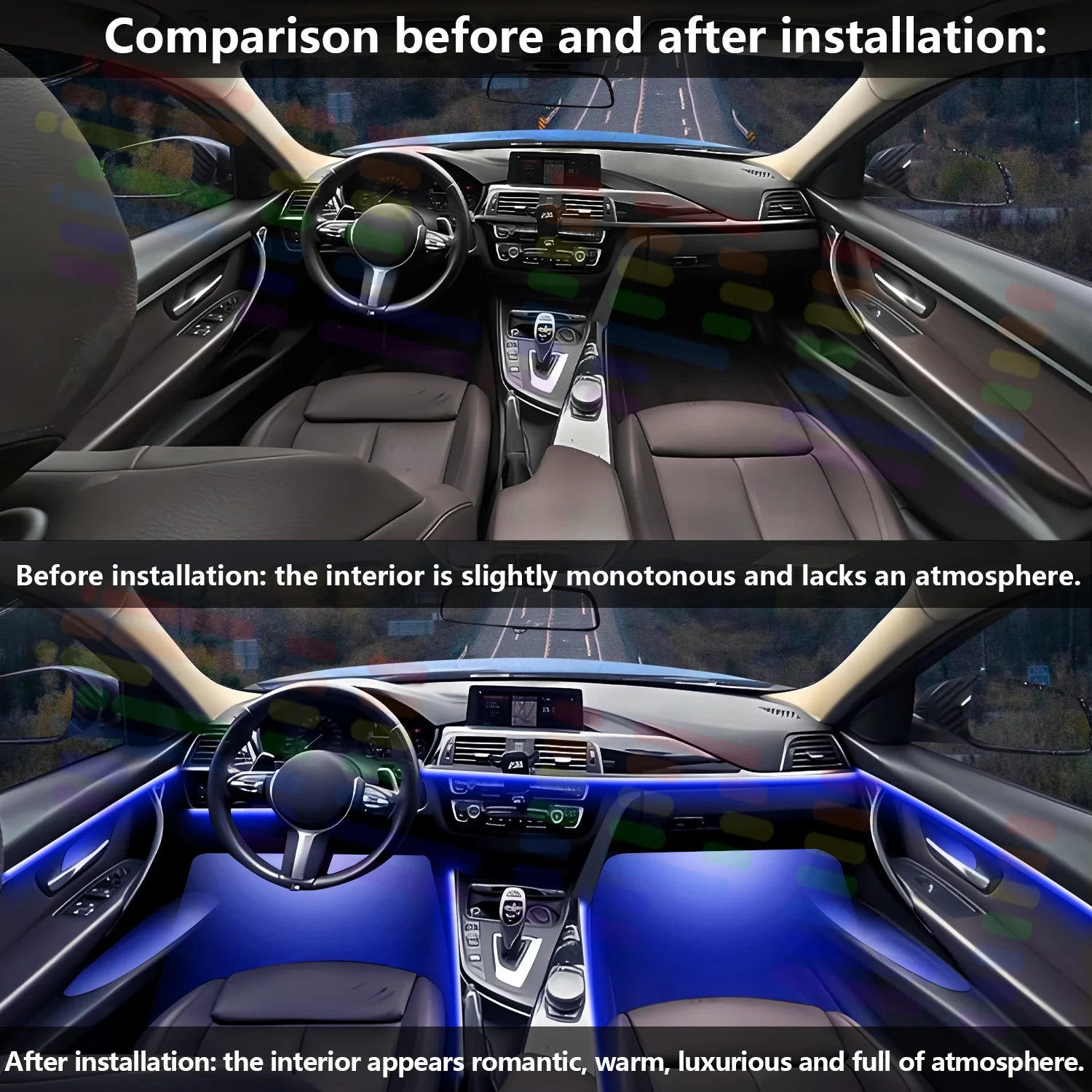 RGB - Ambient Light - for Honda Civic - App Control - Car Interior Lighting | AUTOKITSHOP