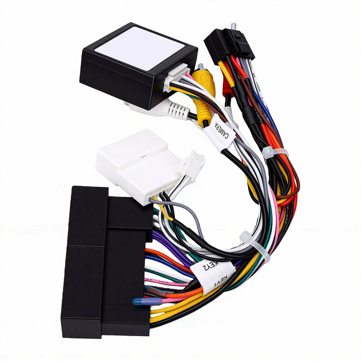 16pin Car Radio Stereo Power Wiring Harness and Canbus Box Replacement for Elantra 2016-2018 Car - Automotive LED Light