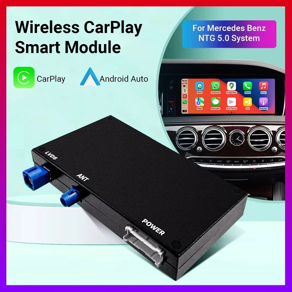 Wireless Carplay Upgrade Suitable For Mercedes Benz C Class GLC W205 V Class W447 NTG5.0 B | AUTOKITSHOP