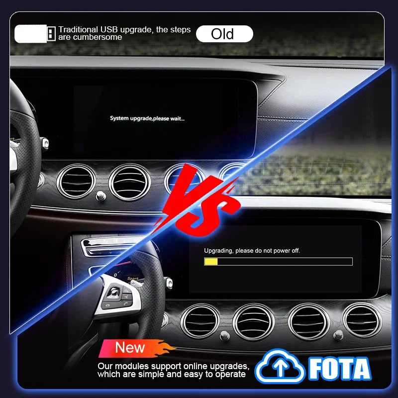 Wireless CarPlay for Mercedes Benz C/S Class W205 W222 2017-2019 with NTG5.5 Android Auto