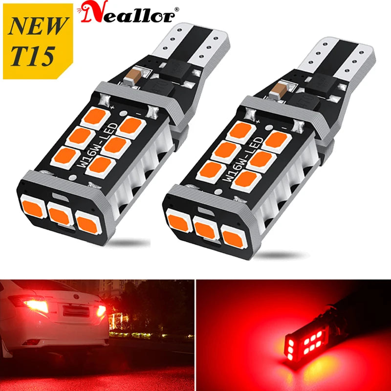 W16W LED Bulb T15 Led Canbus OBC Error Free 920 921 912 Lamp 2835SMD Car Reverse Lights Ba
