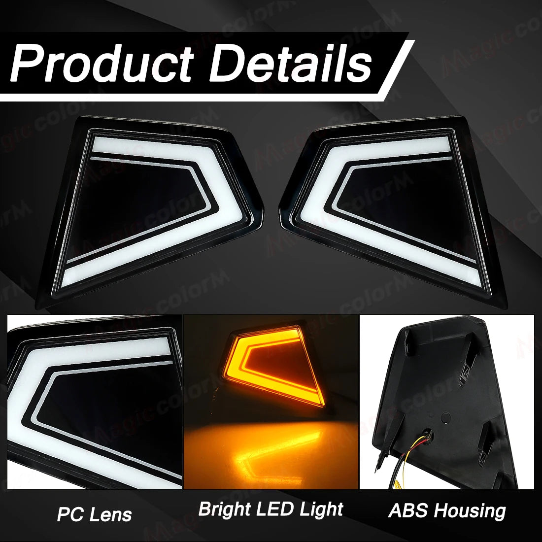 LED Daytime Running Lights For Toyota Hilux Travo 2026 DRL Fog Turn Signal Lamps Start Up  | AUTOKITSHOP