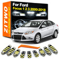 ZITWO LED Interior Dome Map Reading Light Kit Accessories For Ford Focus MK1 MK2 for Ford MK2 MK1 MK3 1998-2015 - Canbus