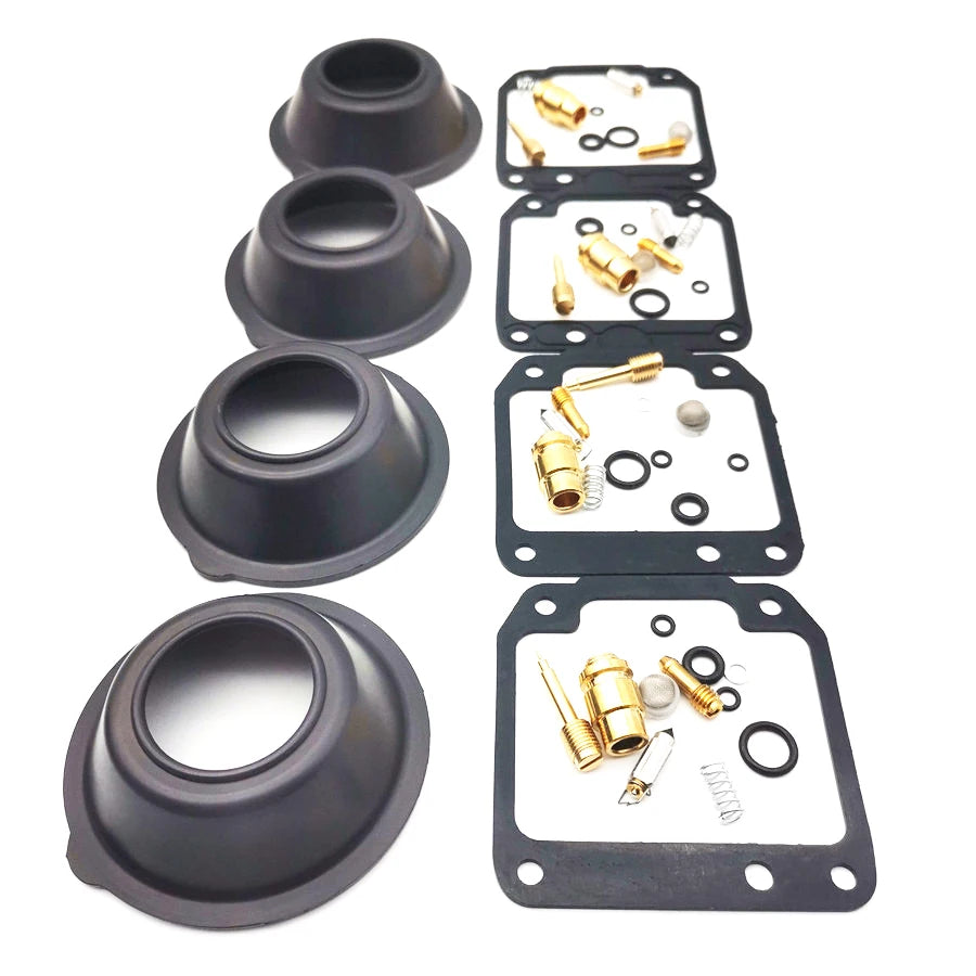 4sets/lot Carburetor Rebuild kit with diaphragm Vacuum for YAMAHA XJ550 1981-1983