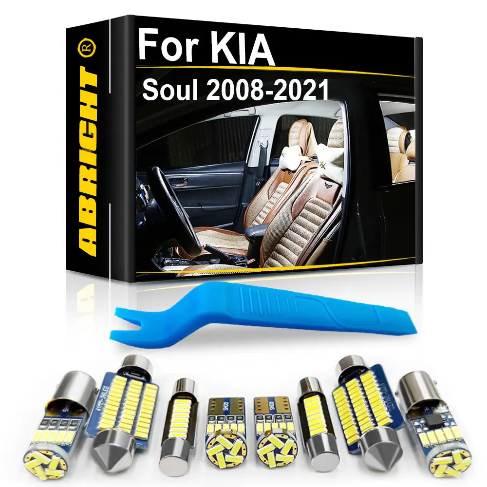 LED Interior Light Kit for KIA KR Soul - Canbus Error-Free Bulbs | AUTOKITSHOP
