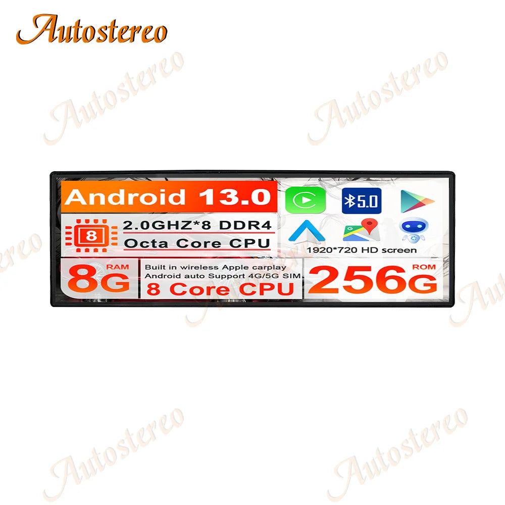 ID8 14.9 Inch Android 13 Carplay For BMW 5 Series E60 2002-2008 Car Multimedia Player GPS