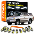 ZITWO 13Pcs LED Interior Map Dome Bulb License Plate Light Kit For Toyota 4Runne for Toyota MK3 - Canbus LED Car Light