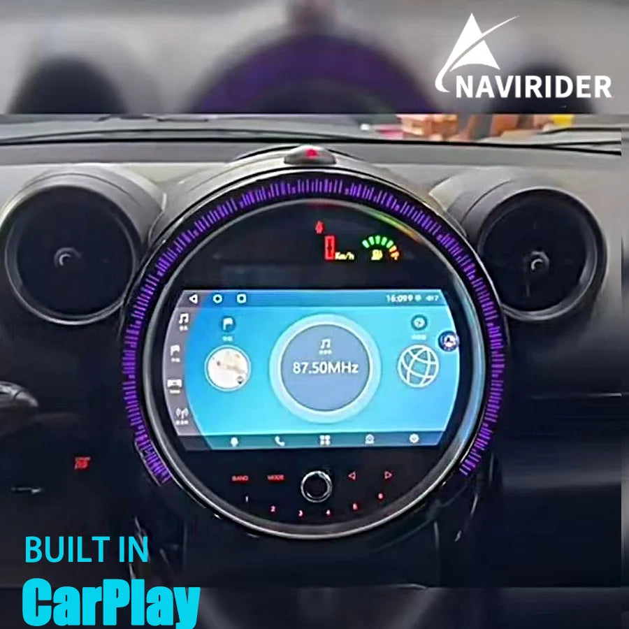 8GB + 256GB Car Radio 9inch For BMW Mini R56 2007-2010 Android 13 Navigation Wireless Carp | AUTOKITSHOP