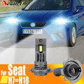 2x H7 Led Canbus Headlight Car Light Blub Moto Lamp 12v 55w For Seat Ibiza 6l 6j Leon 5f M