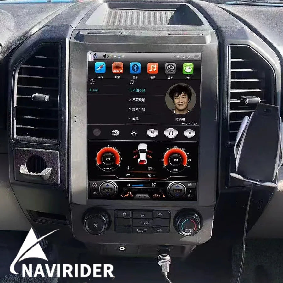 Android 15 Auto Navigation GPS DVD Multimedia Autoradio For Ford F150 2016-2021 Video Play | AUTOKITSHOP
