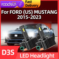 Roadsun 2PCS D3S LED Headlights 30000LM Car Light 120W Bulbs For FORD (US) MUSTANG 2015 20