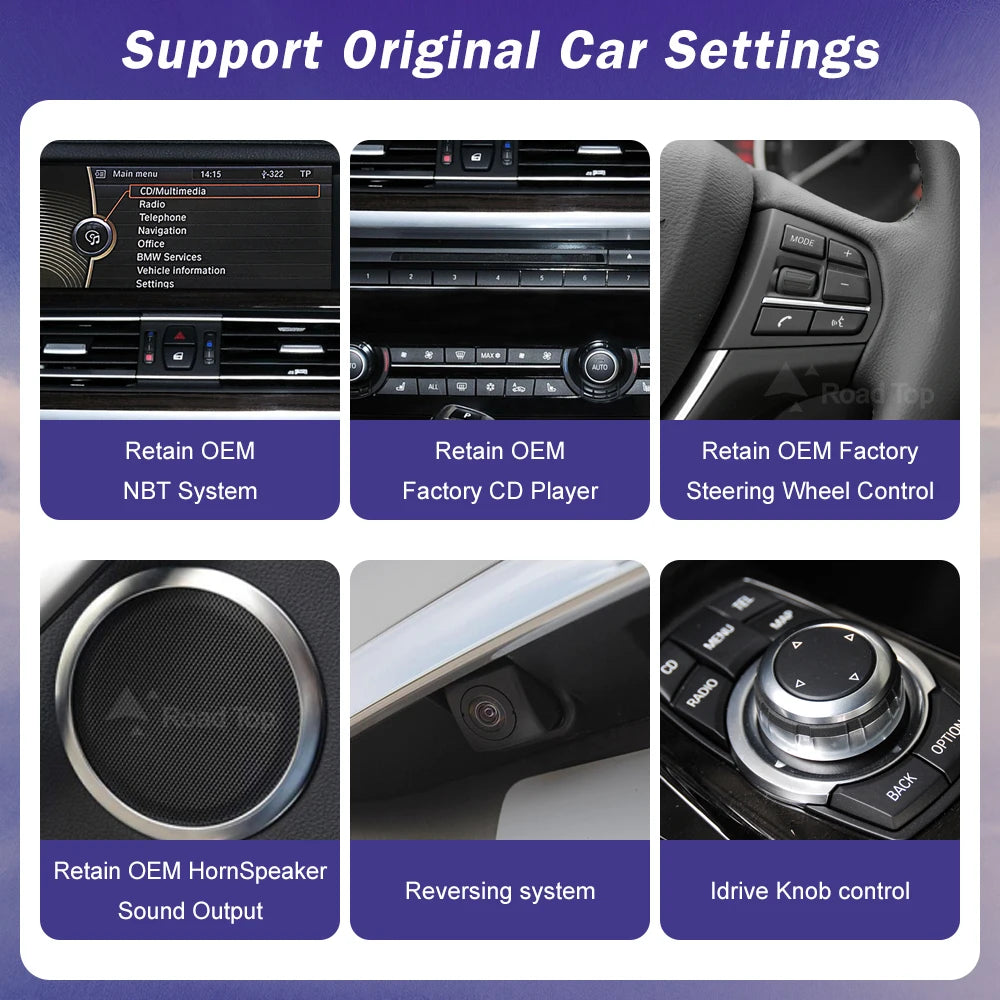 1920*720 Multimedia Touch Screen Wireless Carplay For BMW 7 Series F01 F02 F03 CIC NBT Sys | AUTOKITSHOP