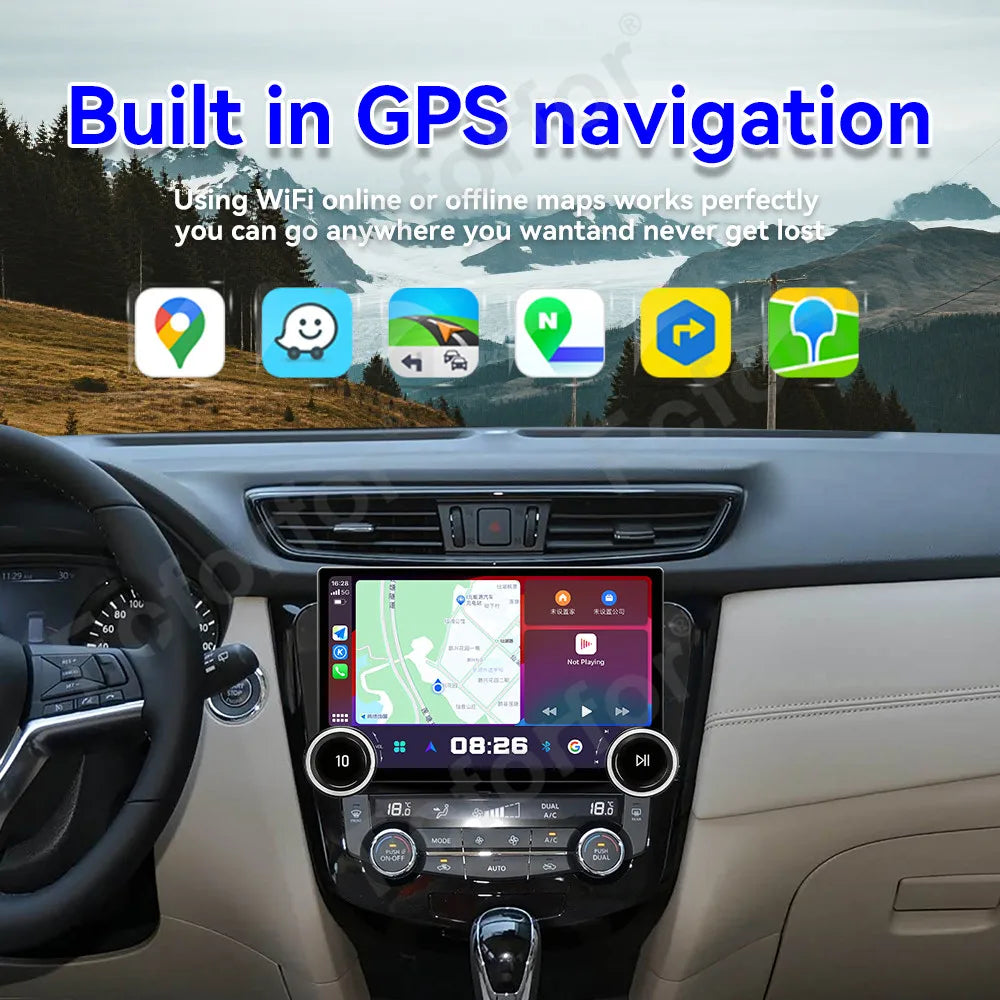 Supreme Luxury Vision Pro 11.5 Inch Android 15 HD Touch Wireless CarPlay GPS Stereo Head U