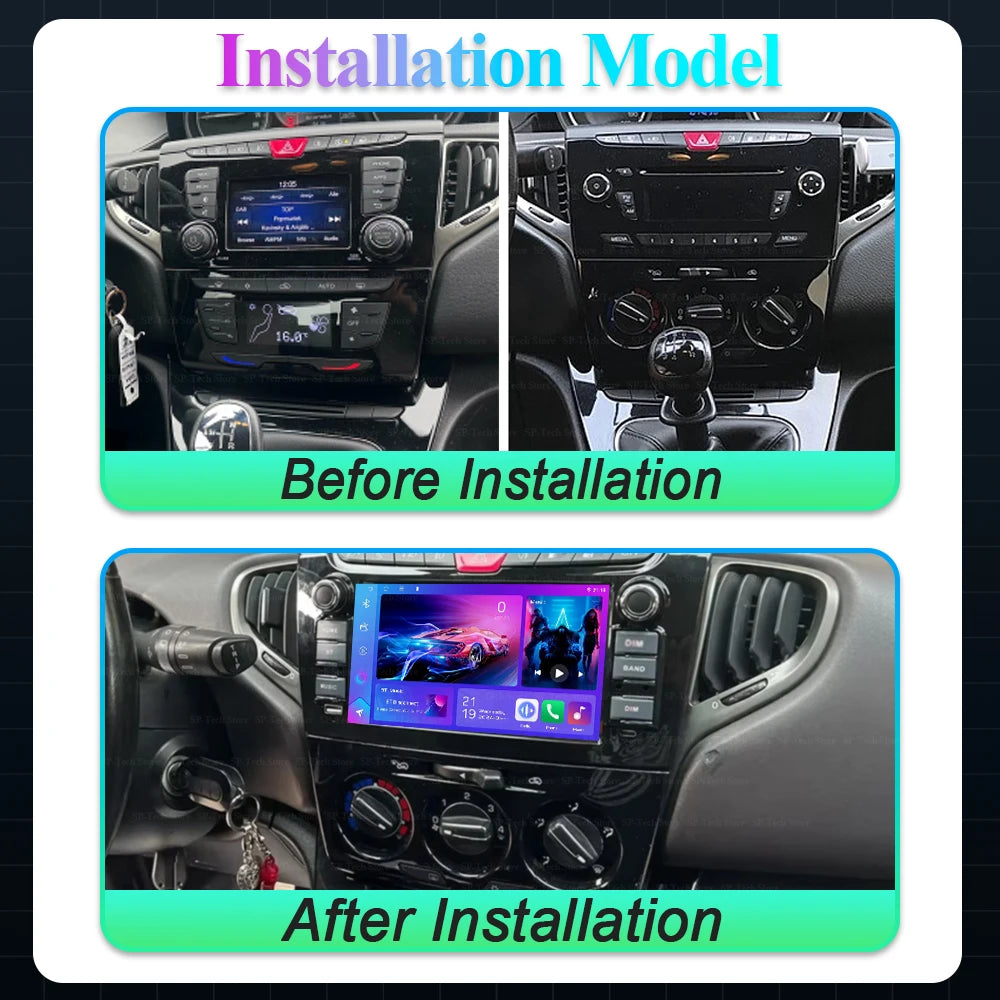 7" Car Radio For Lancia Ypsilon 2011 2012 2013 2014 2015 2016 Android 16 Multimedia Video  | AUTOKITSHOP