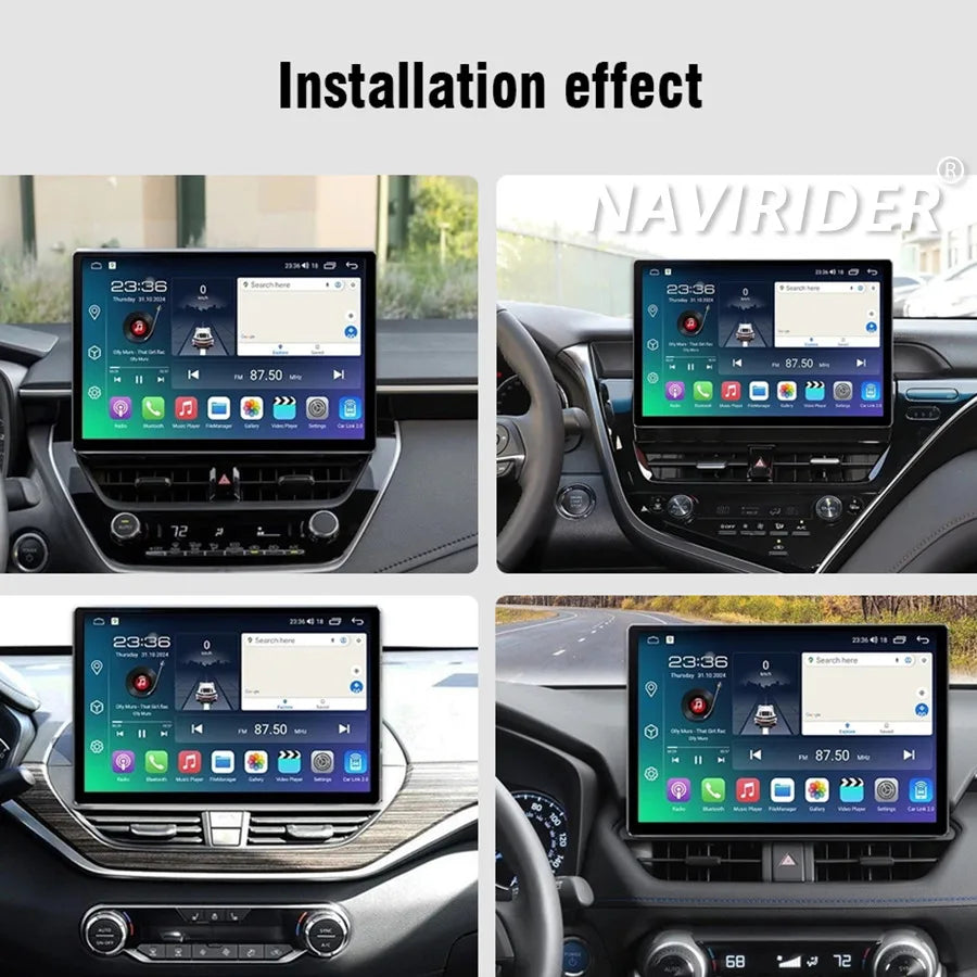 Stereo Auto Carplay For Toyota Corolla 2019-2025 12.5inch Android15 Multimedia Player Blue | AUTOKITSHOP