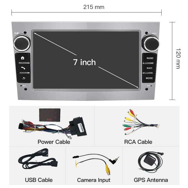 SZLELV Car Stereo For Opel Astra Antara Vectra Corsa Multimedia Player GPS WIFI Carplay An