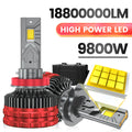 9800W 18800000LM H7 H4 H11 Led Headlight High Power 8890 CSP Canbus H1 9005 HB3 9006 HB4 9