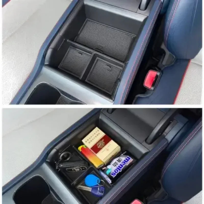 Car Armrest Box Storage Tray for BYD Atto3 Atto 3 2022 2023 2024 Center Console Organizer Contai - Automotive LED Light
