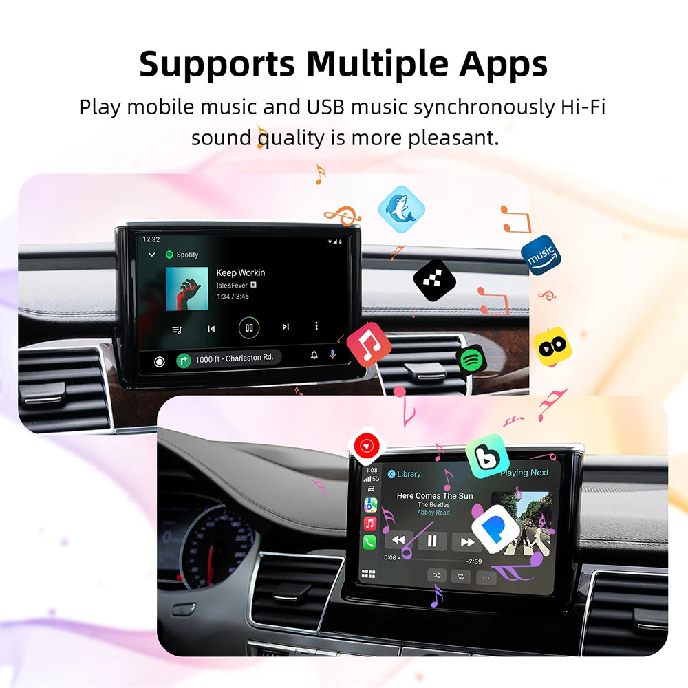 ANYFAR Wireless CarPlay Android Auto Interface for Audi A8 2012-2015 MMI 3G with AirPlay M | AUTOKITSHOP
