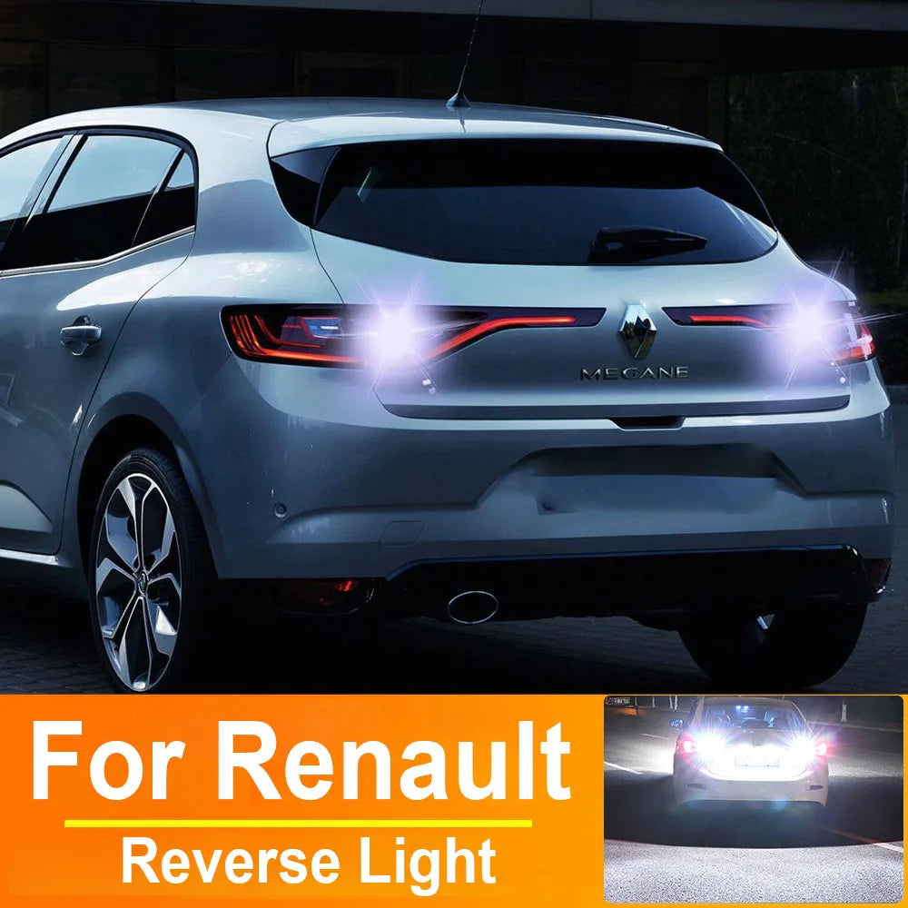 2-Piece LED Interior Light Kit for Renault Megane 4 Scenic 4 Fluence Saloon W16W T15 921 912 LED Canbus NO ERROR - Ca...