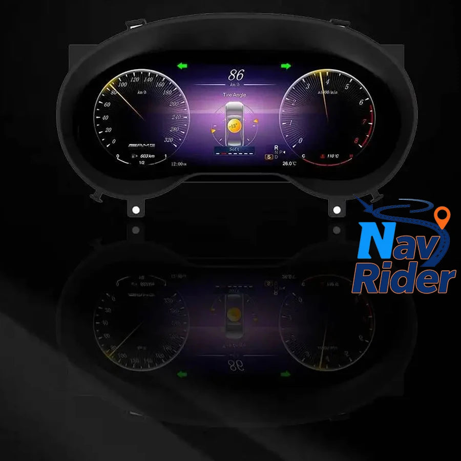 Dashboard Digital Virtual For Mercedes Benz GLA 2015-2019 CLA 2013-2019 A 2013-2017 Linux  | AUTOKITSHOP