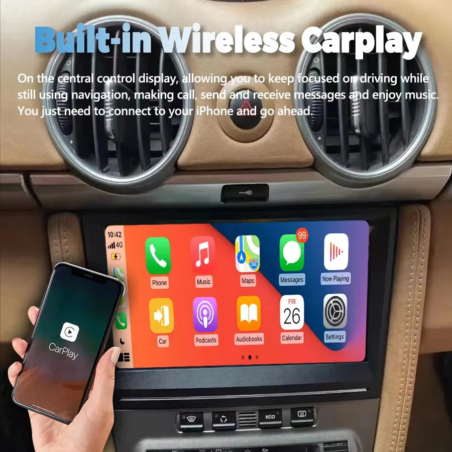 For Porsche Cayenne 2005-2012 997.1 911 Multimedia Player 8inch Android 15 Screen Car Radi | AUTOKITSHOP