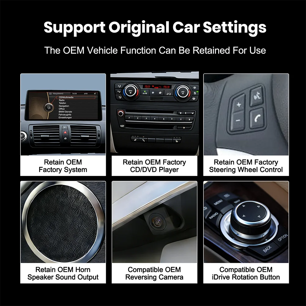 12.6 inch Ultra Wide Linux Screen Upgrade for BMW E87 1 Series 2006-2007 CCC 2008-2011 CIC | AUTOKITSHOP