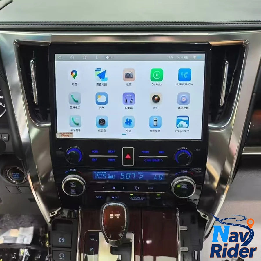 11.6" For Toyota Alphard 30 Series Vellfire A30 2015-2019 Modified 35 Series 2023 A35 Andr | AUTOKITSHOP