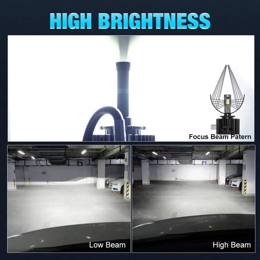 XSTORM D1S LED D2S D3S D4S D5S D8S HID D1R D2R D3R D4R D5R D8R Headlight Bulb Car Turbo LE
