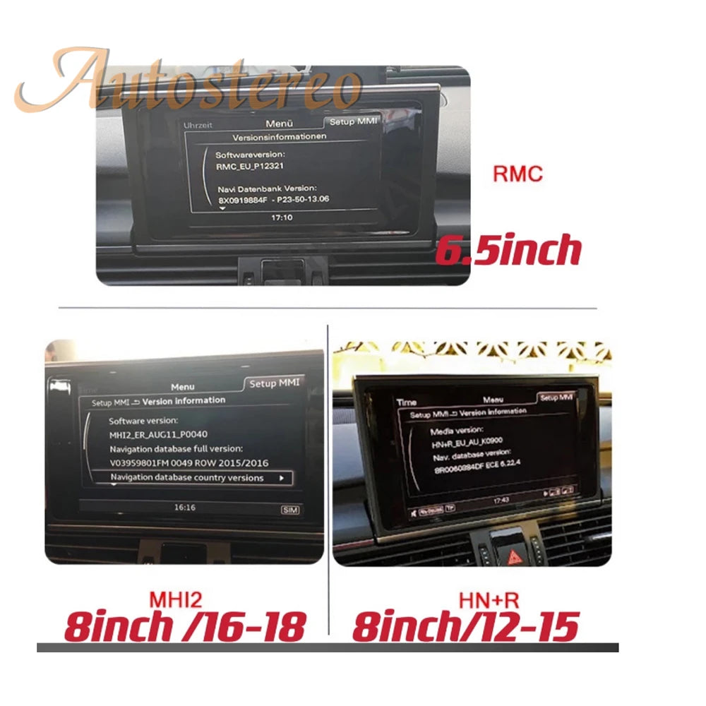 9 inch Android Carplay for Audi A6 S6 A7 S7 2012-2018 Car Multimedia Player GPS Navigation