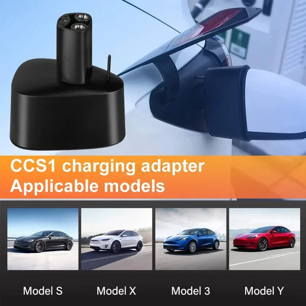 For Tesla Model 3/X/Y/S EV Charger DC Adapter CCS1 To Tesla 250KW Electric Vehic for Tesla Model 3 CCS1 - Automotive LED