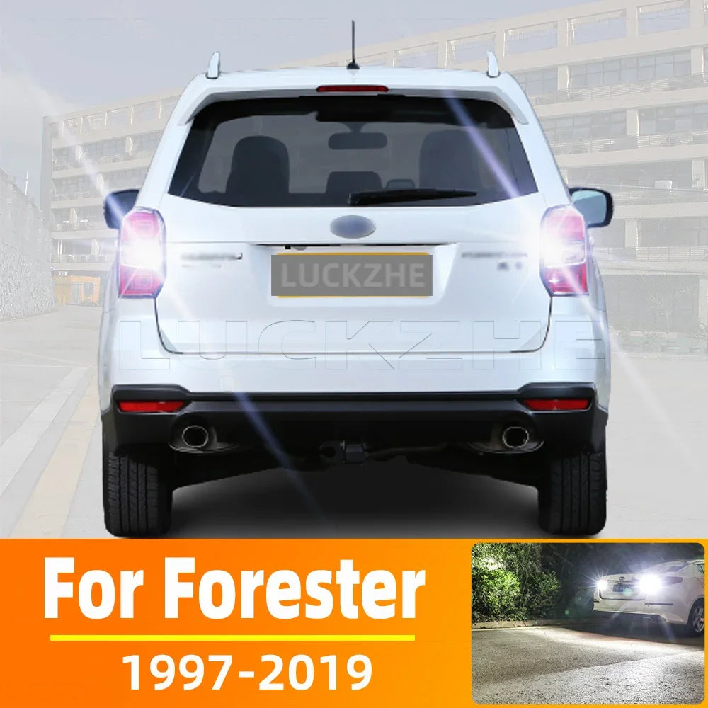 2-Piece LED Interior Light Kit for Subaru Forester SG SH SJ SK Accessories 1997-2013 - Canbus Dome Map Door Trunk Bul...