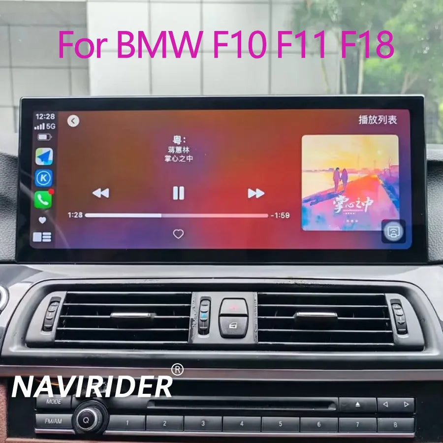 15.8Inch HD Touch Screen Car Multimedia Video Player For BMW F10 F11 F18 2011-2017 CCC CIC