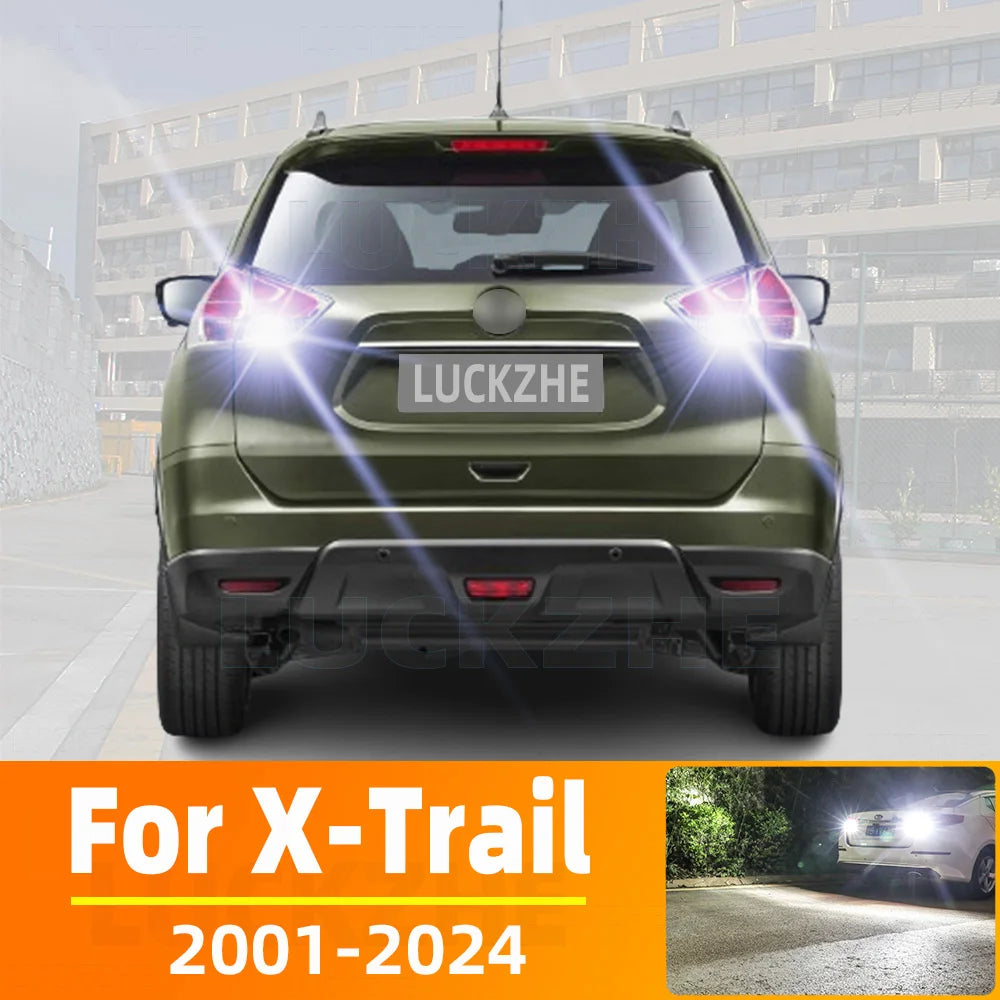 2-Piece LED Interior Light Kit for Nissan X-trail XTrail T30 T31 T32 T33 2001 -2019 - Canbus Dome Map Door Trunk Bulb...