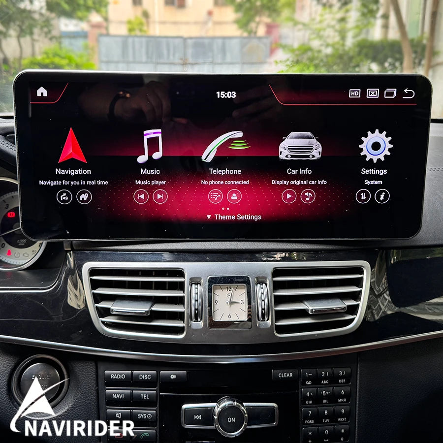 Qled Screen Android For Mercedes Benz E Class W212 2010-2016 Car Multimedia Player 14.6" G
